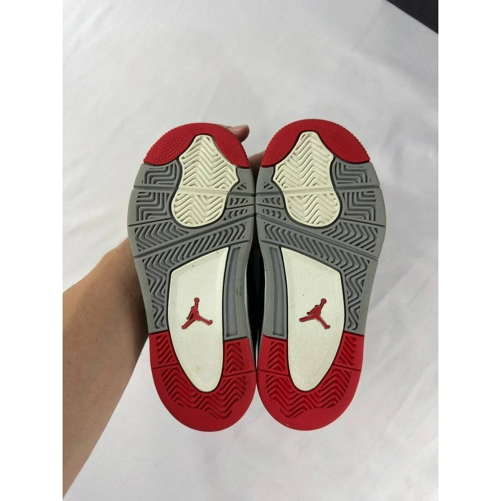 Nike Air Jordan 4 Retro PS 'Bred Reimagined' Kids BQ7669-006 Size 13C